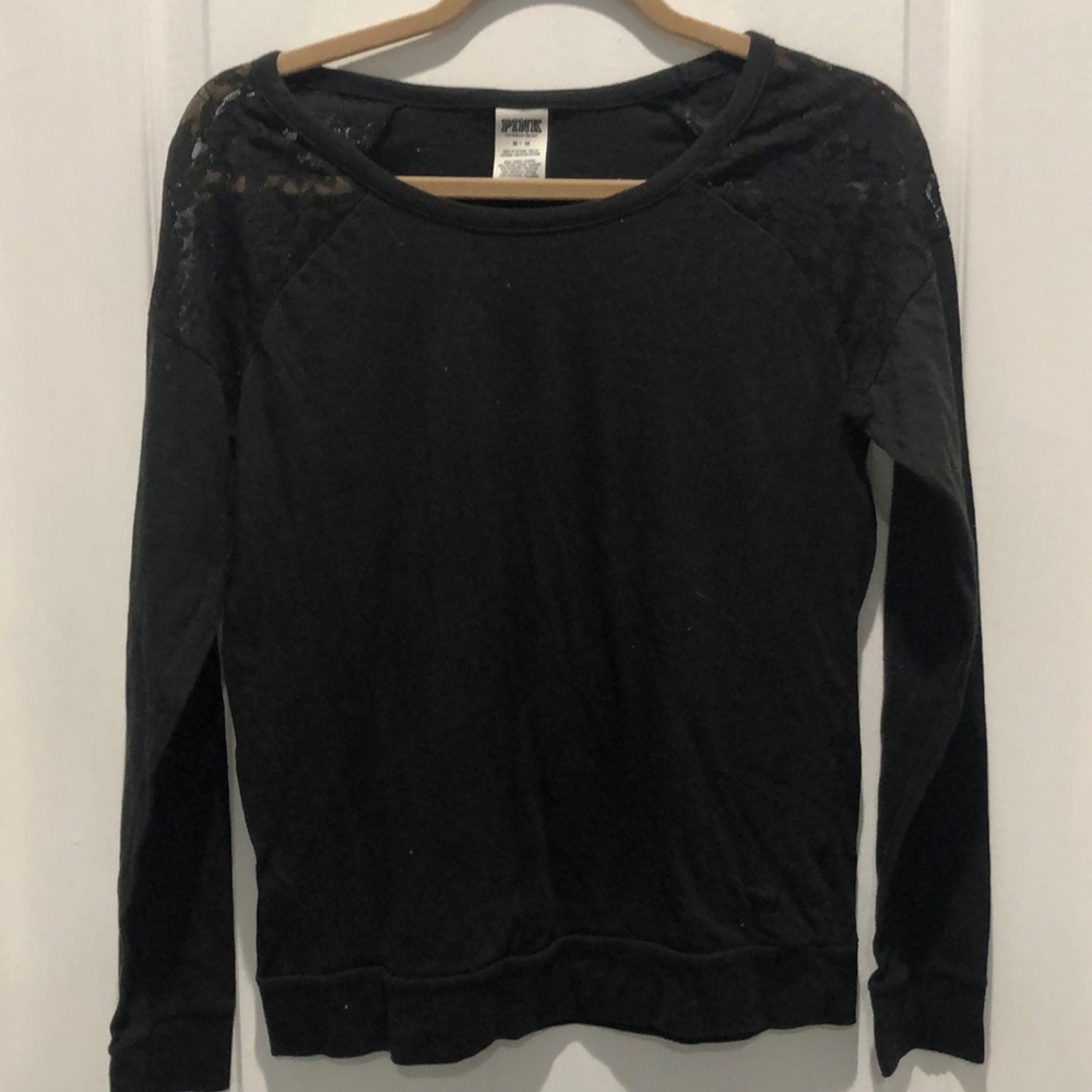 Long -sleeve Pink brand shirt